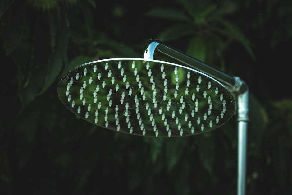 Rainfall shower head installation